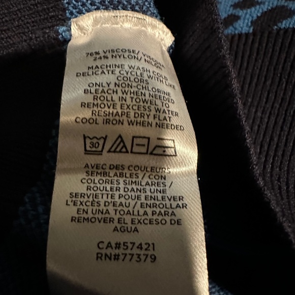 Ann Taylor Blue Leopard Print Sweater - Picture 6 of 6